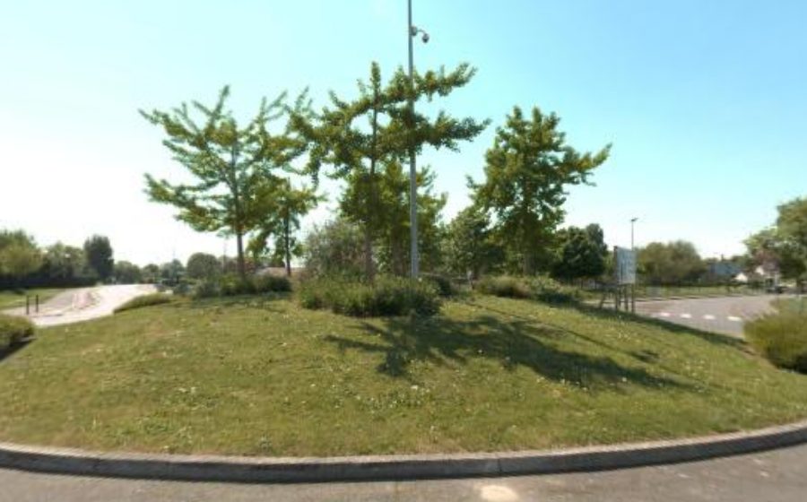 Vue du Rond-point anonyme n°180918823