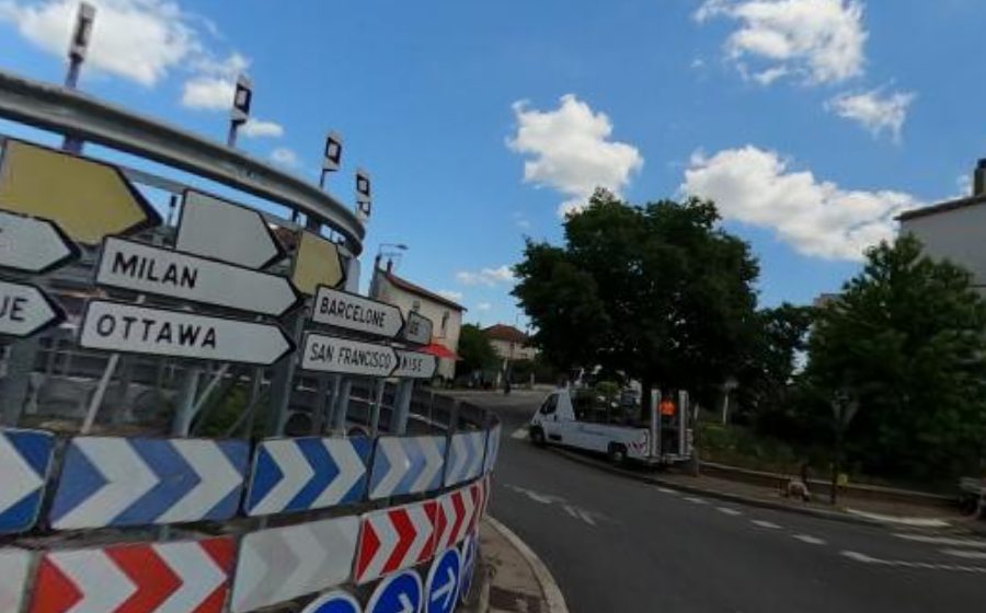 Vue du Rond-point anonyme n°18503841