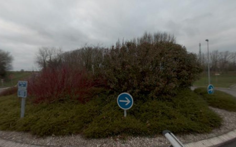 Vue du Rond-Point de la Croix Normand