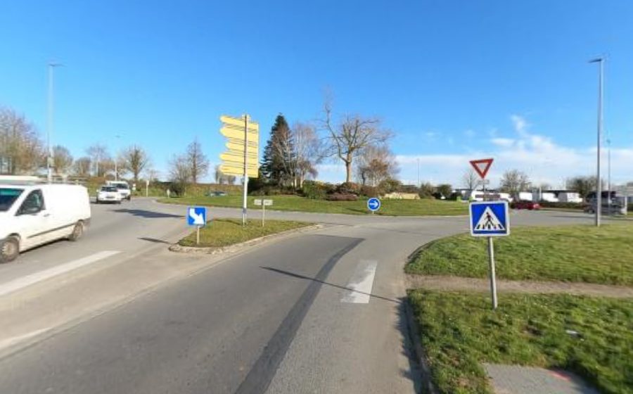 Vue du Rond-Point de l'Europe