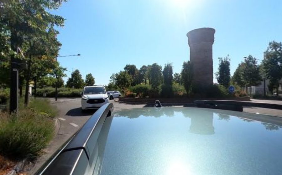 Vue du Rond-Point Madeleine Rebérioux