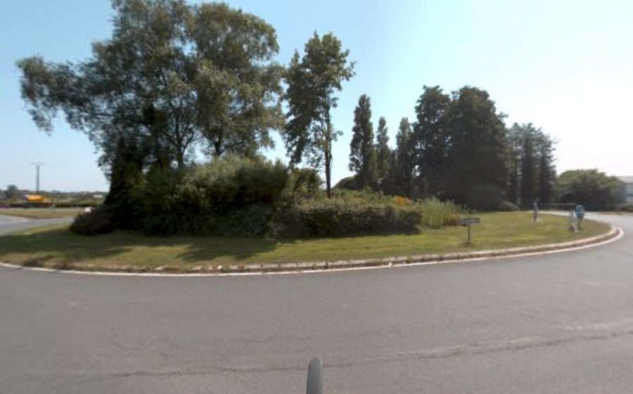 Vue du Rond-Point de la Croix des Maltôtiers