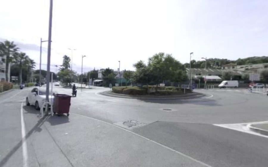 Vue du Rond-Point du Lycée Jacques Dolle