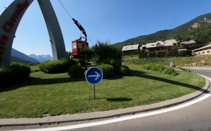 Vue du Rond-Point du Téléphérique