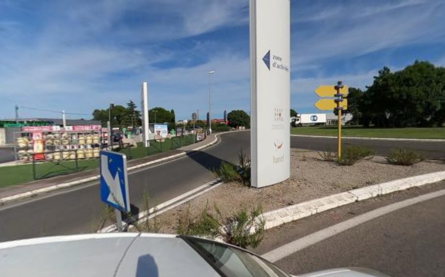 Vue du Rond-Point Alphonse Juin