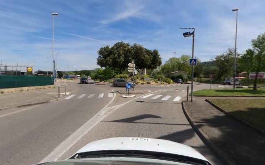 Vue du Rond-Point de l'Europe