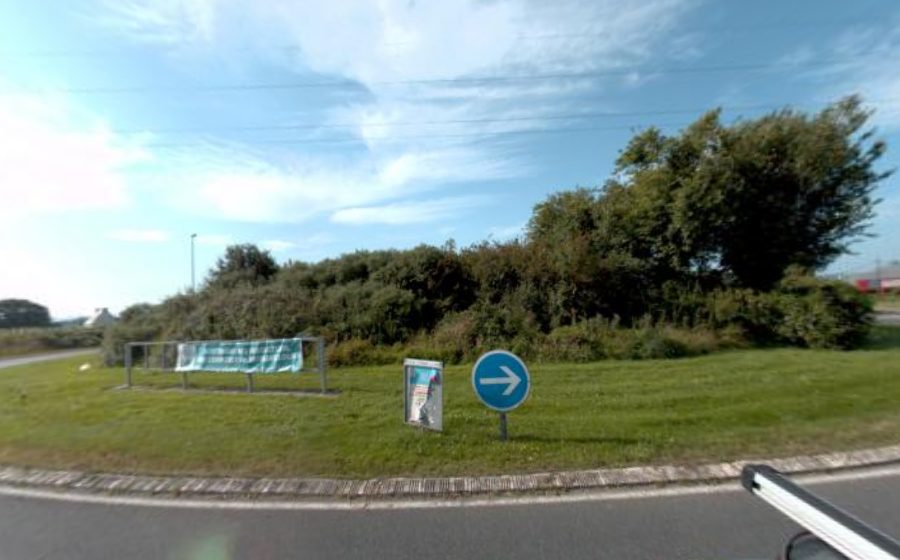Vue du Rond-Point du Drennec