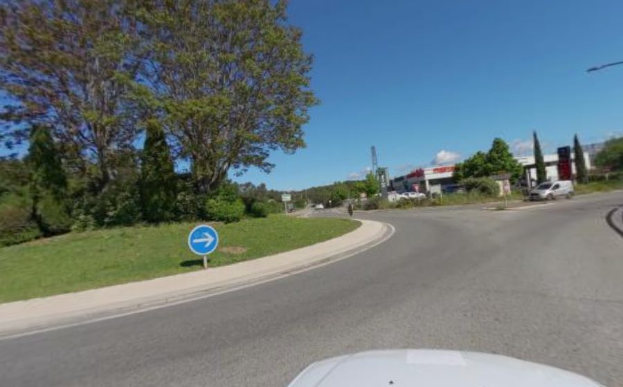 Vue du Rond-Point de l'Europe