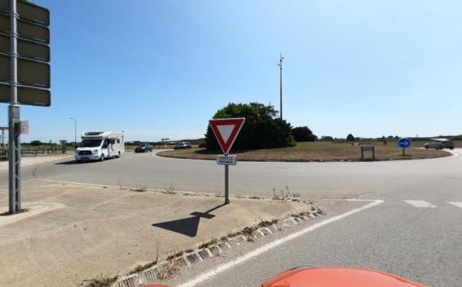 Vue du Rond-Point de Kergompez