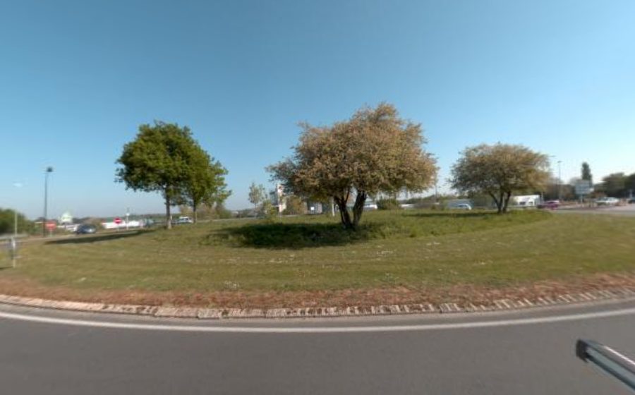 Vue du Rond-Point Soweto 1976