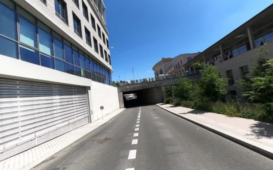 Vue du Parvis Colonel Arnaud Beltrame
