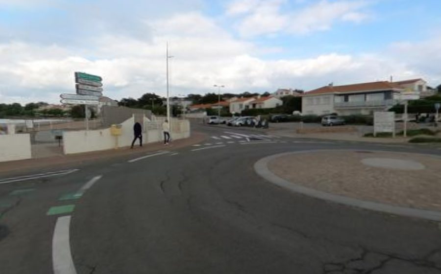 Vue du Rond point de la plage de Tranchet