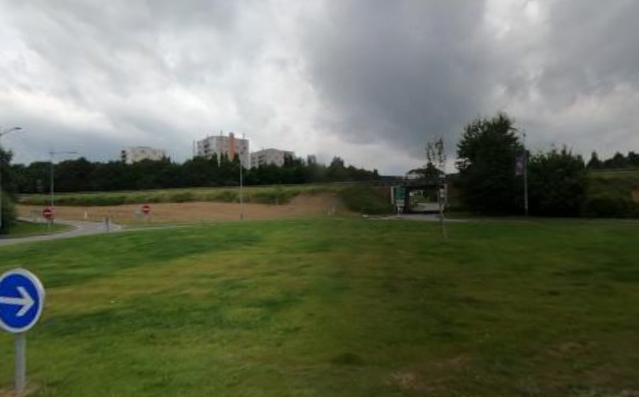Vue du Rond-Point Georges Pompidou