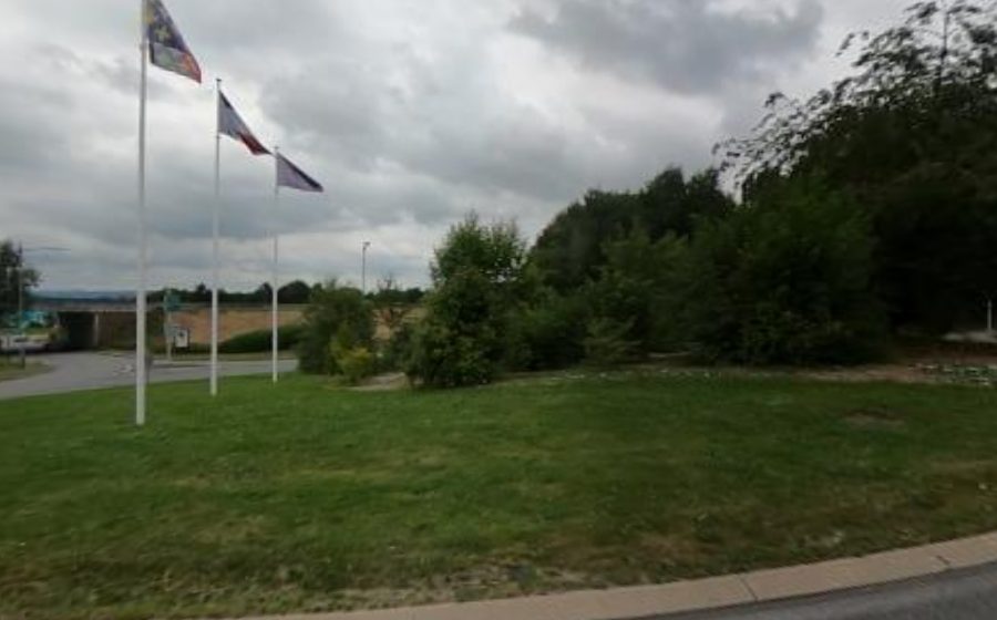 Vue du Rond-Point de l'Europe