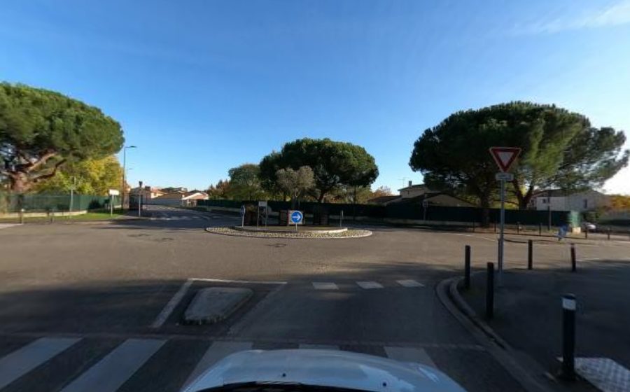 Vue du Rond-Point Evelyne-Jean Baylet