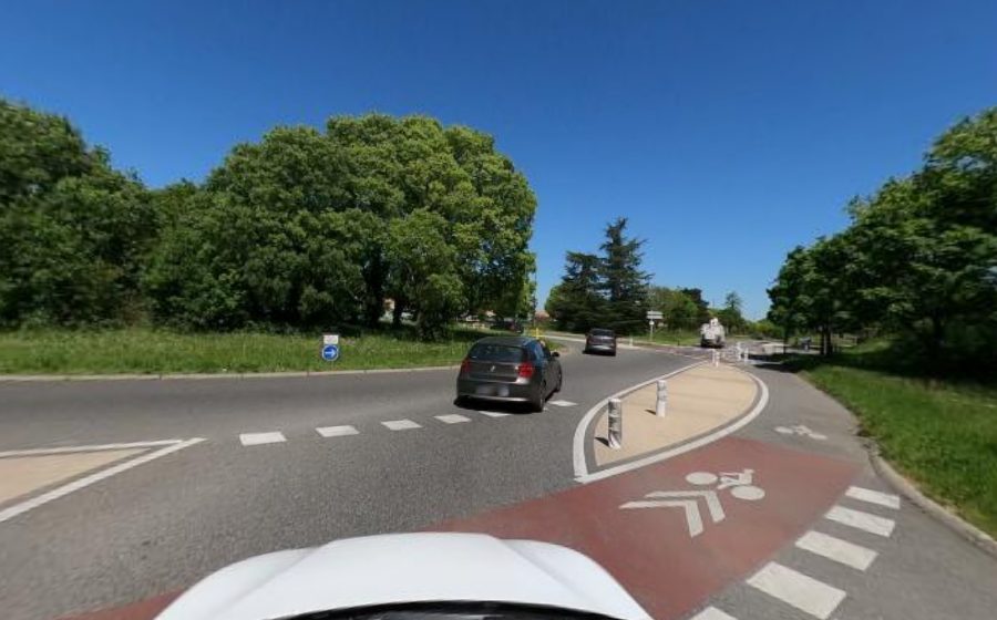 Vue du Rond-Point Eugène Claudius-Petit