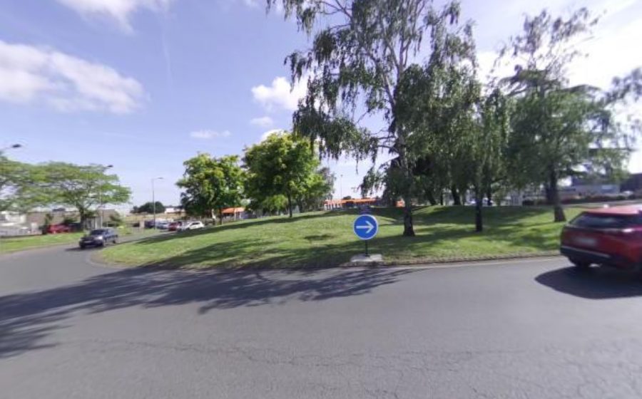 Vue du Rond-Point de la Libération