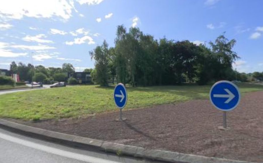 Vue du Rond-Point de la Croix Rouge