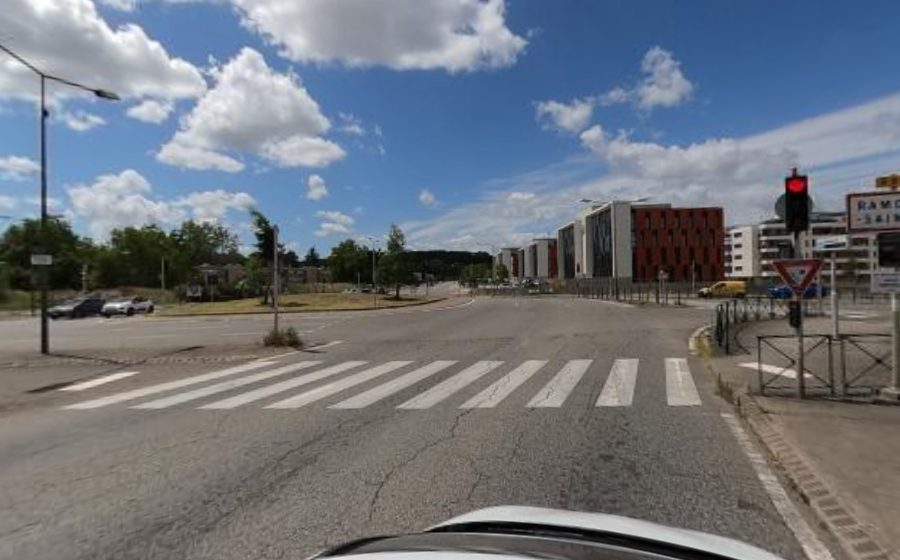 Vue du Rond-Point Louise Weiss