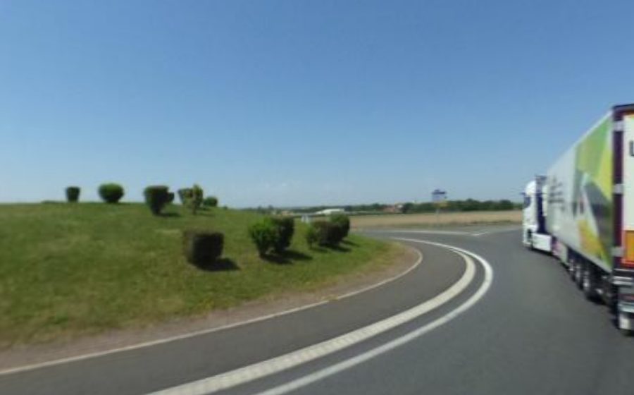 Vue du Route Nationale 7