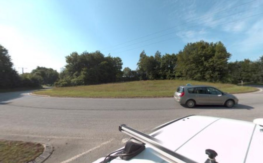 Vue du Rond-Point de la Villeneuve