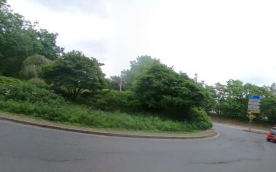 Vue du Rond-Point de la Lombardie