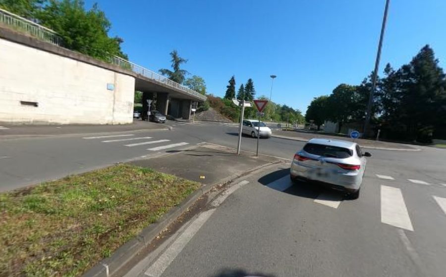 Vue du Rond-Point des Justes