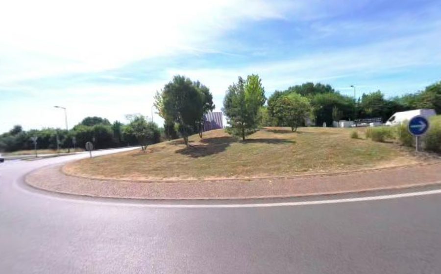 Vue du Rond-Point de la Croix de Pierre