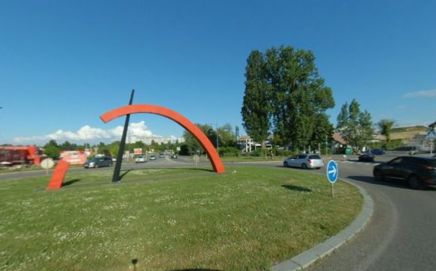 Vue du Rond-point de l'Arche