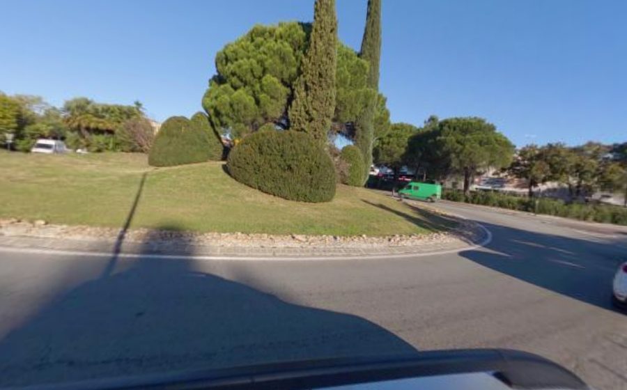 Vue du Rond-Point André Léotard