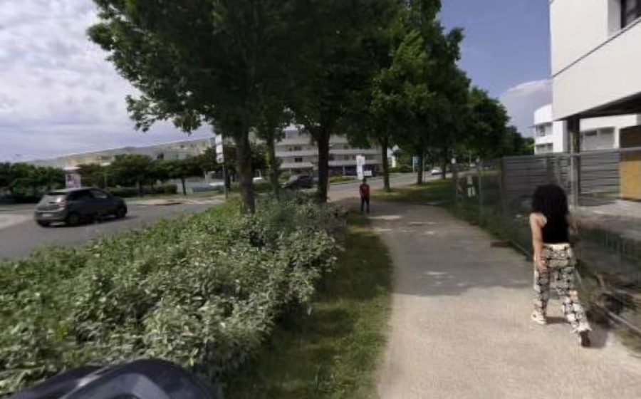 Vue du Rond-Point des Justes