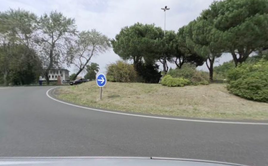 Vue du Rond-Point de Cazaux