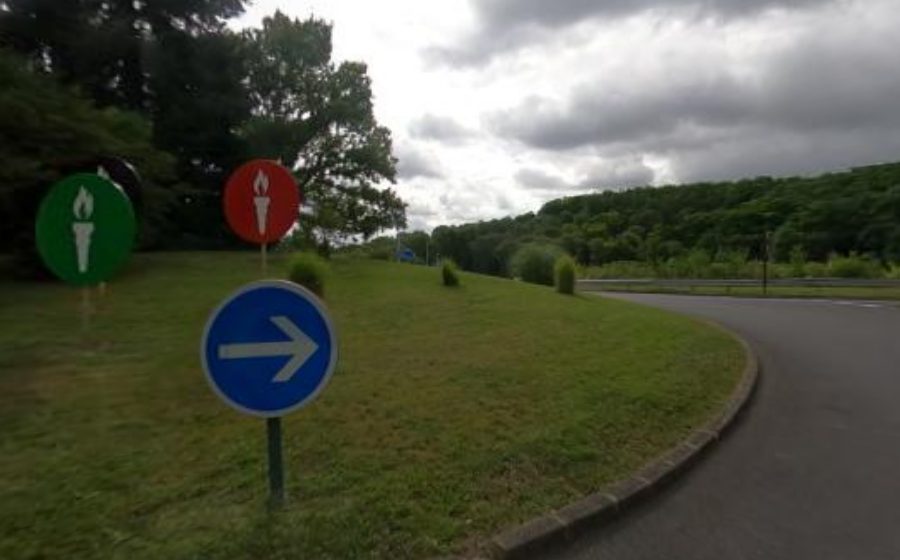 Vue du Rond-Point de l'Ermitage