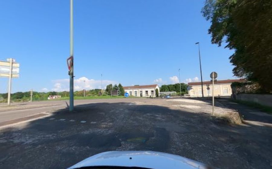 Vue du Rond-Point de la Gare