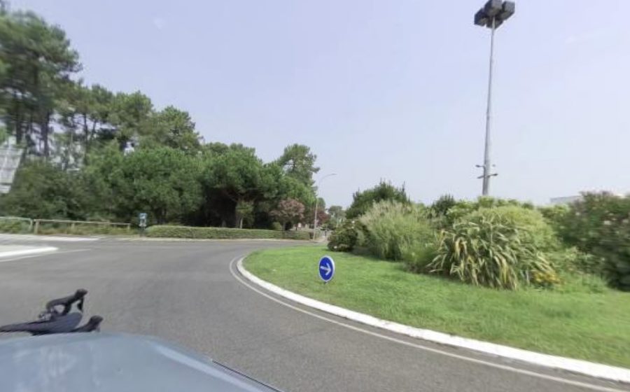 Vue du Rond-Point de la Médiathèque