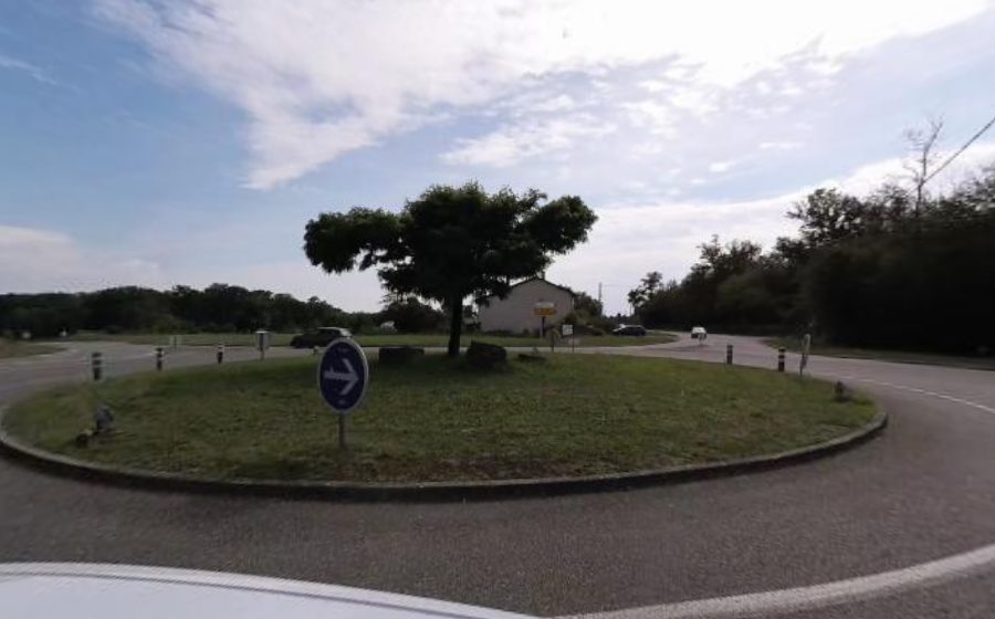 Vue du Rond-Point des 4 Chemins