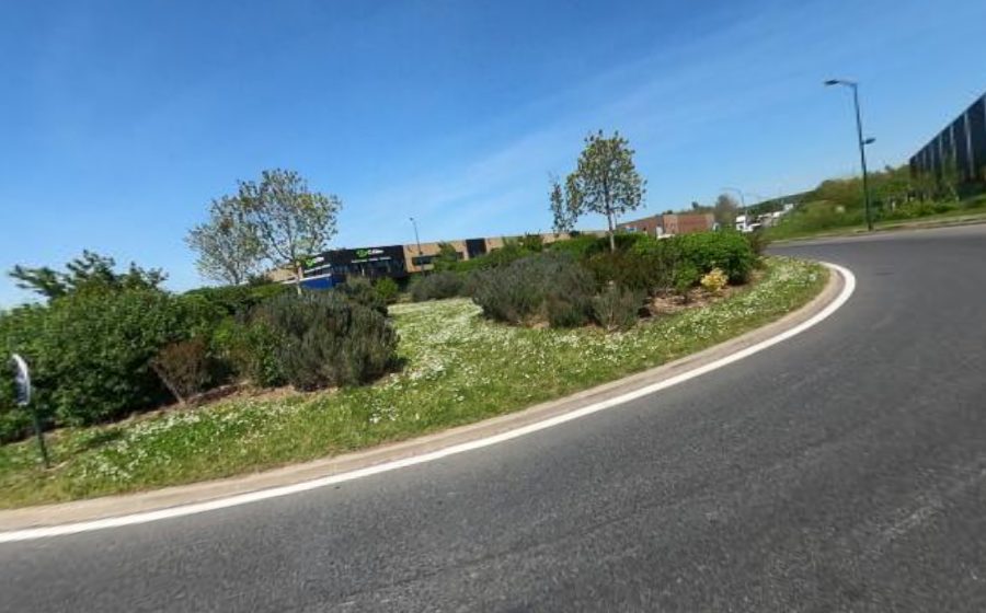 Vue du Rond-Point Roland Moréno