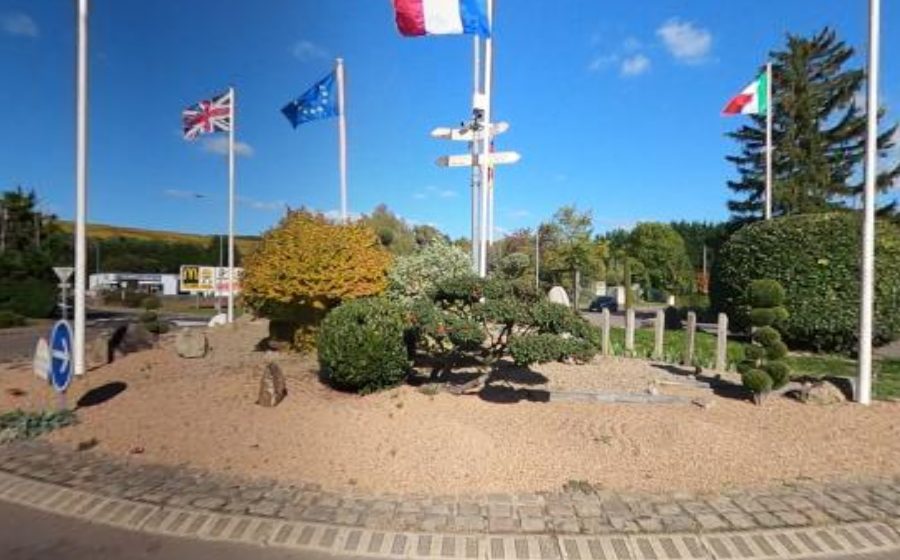 Vue du Rond-Point des Nations