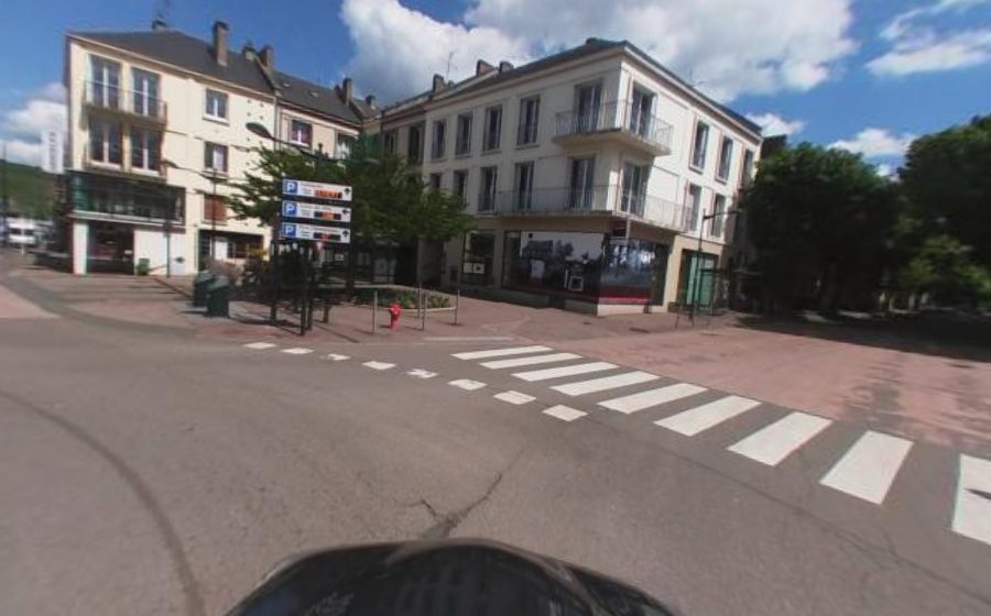 Vue de la Place d'Évreux