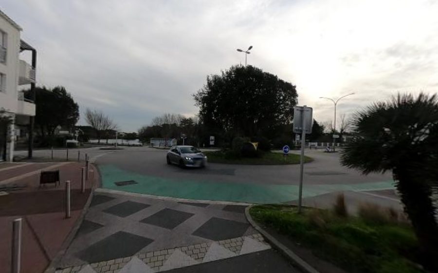 Vue du Rond-Point de l'Écluse