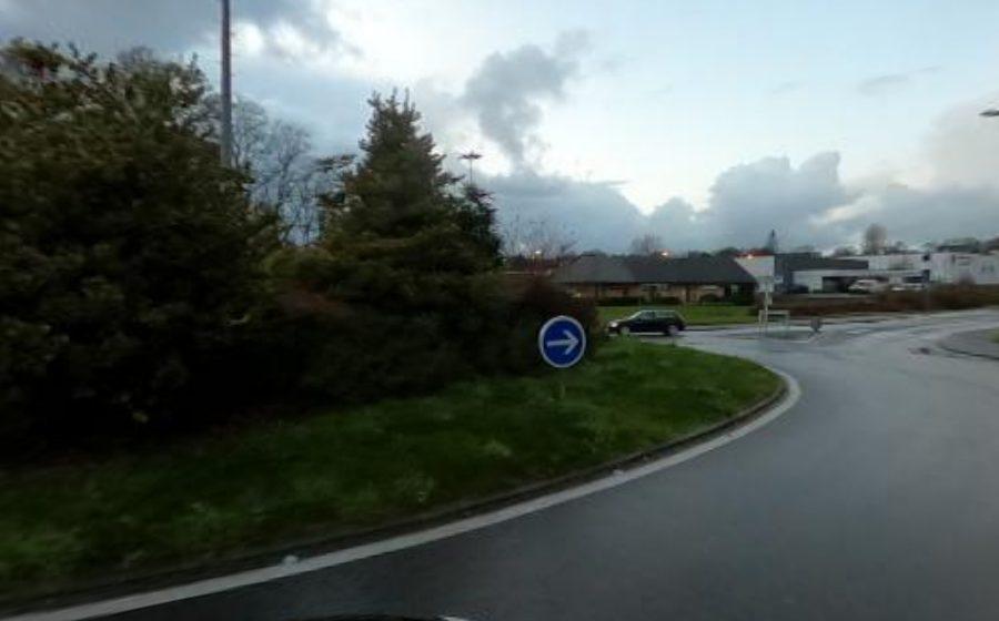 Vue du Rond-Point de Troguéri