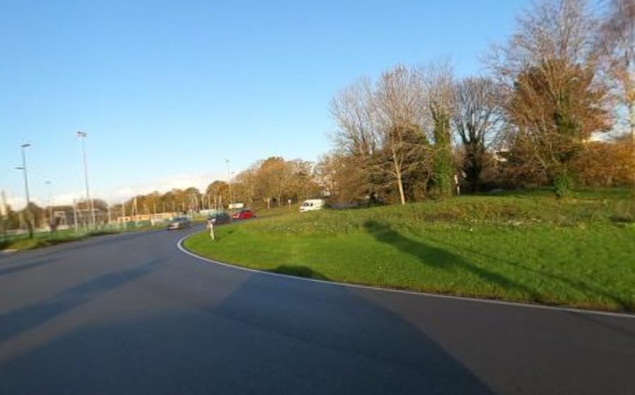 Vue du Rond-Point d'Ergué-Armel