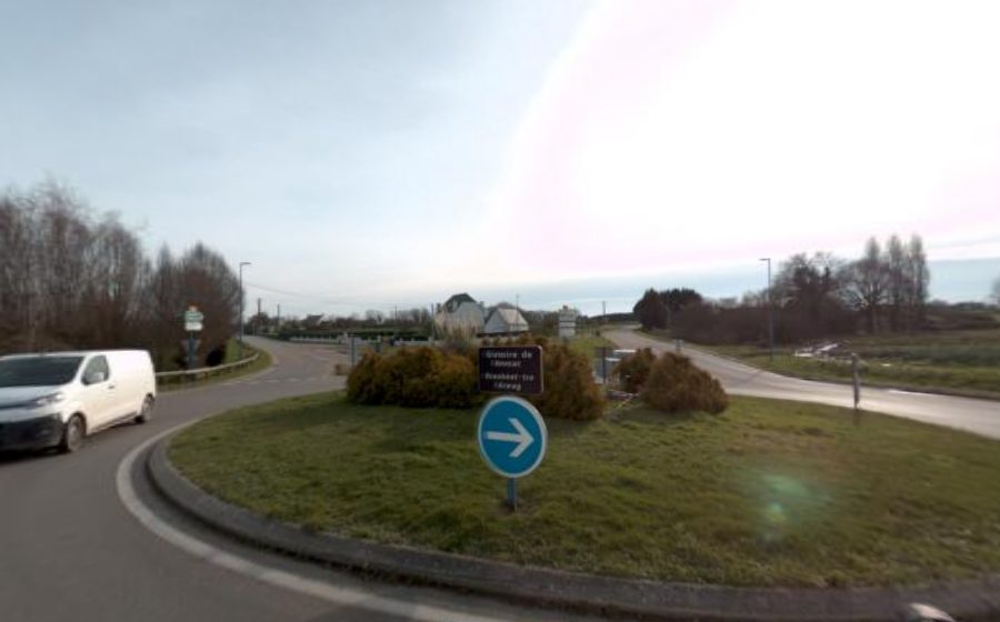 Vue du Rond-Point de Kervoac