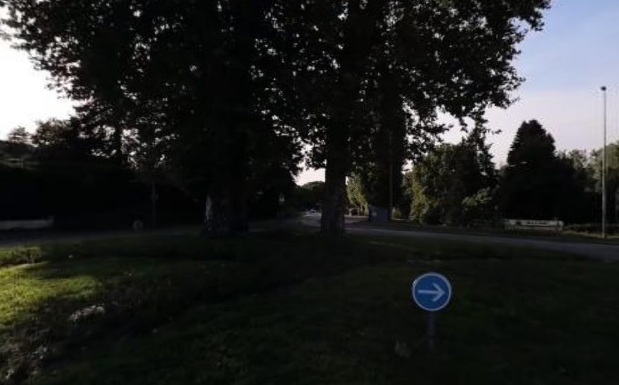 Vue du Rond-Point des Trois Platanes