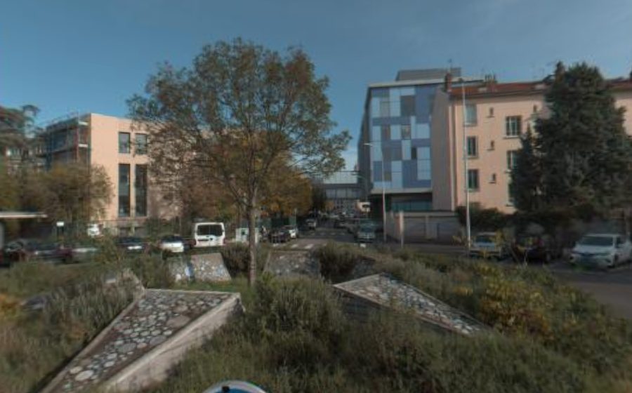 Vue du Place du Professeur Joseph Renaut