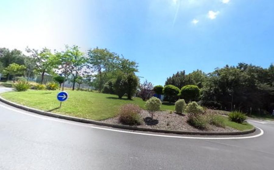 Vue du Rond-Point de la Bigeottière
