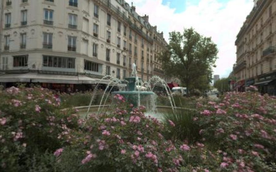 Vue du Place Georges Moustaki