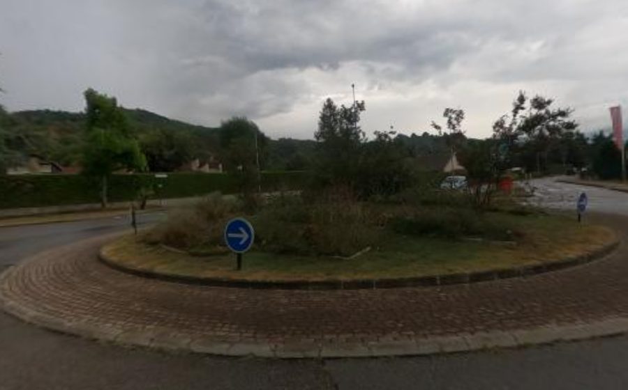 Vue du Carrefour de la Croix de Perpignan