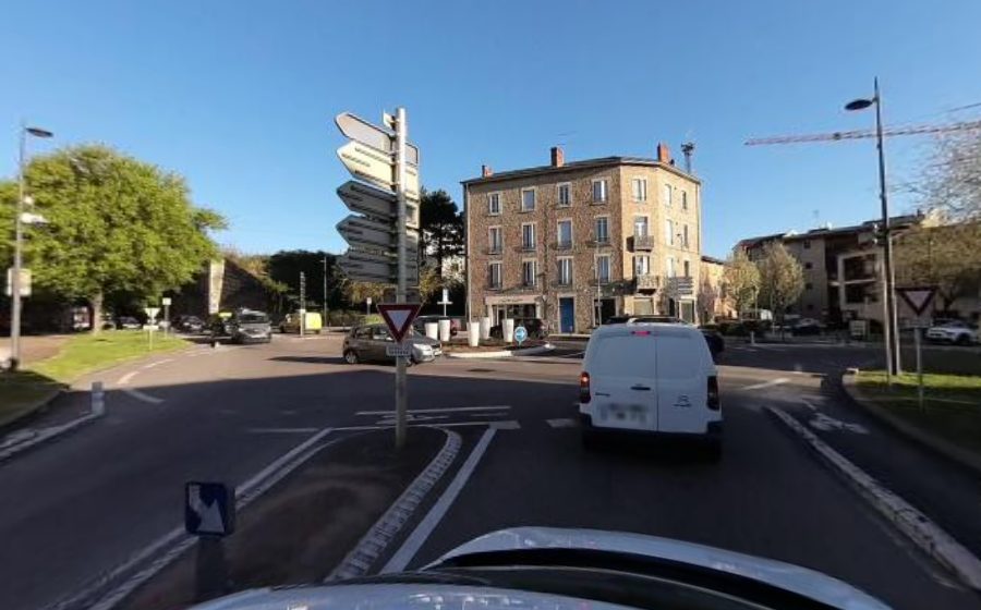 Vue du Rond-Point de Saint-Clément