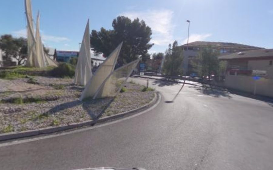 Vue du Rond-Point des Voiles